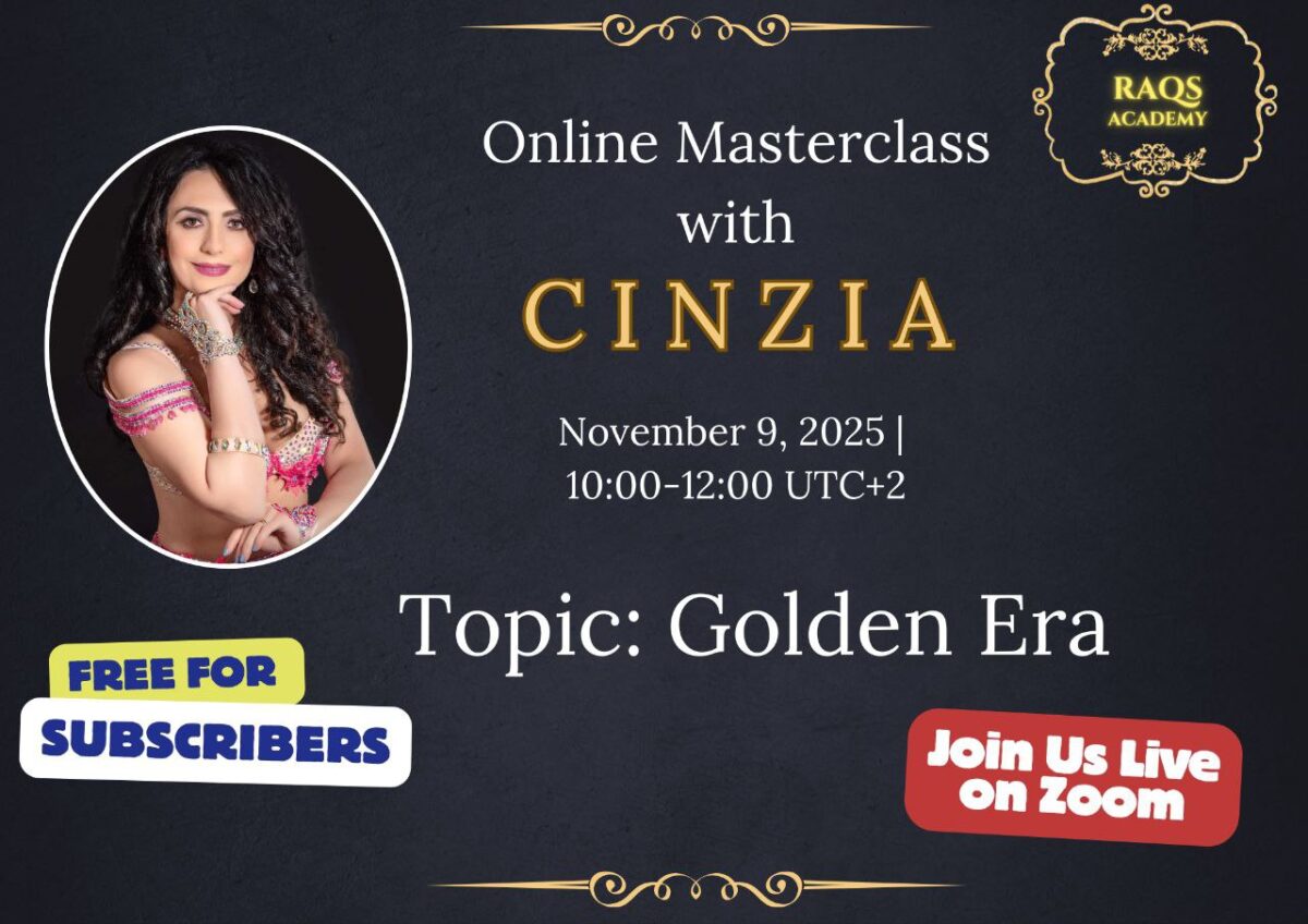 Cinzia – Golden Era Masterclass ( Live Zoom Workshop)